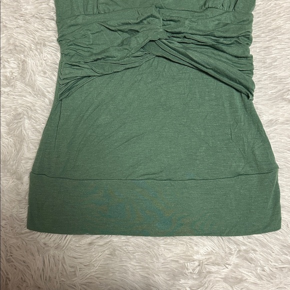 579 Vintage Green Double strap tank top - Picture 3 of 6
